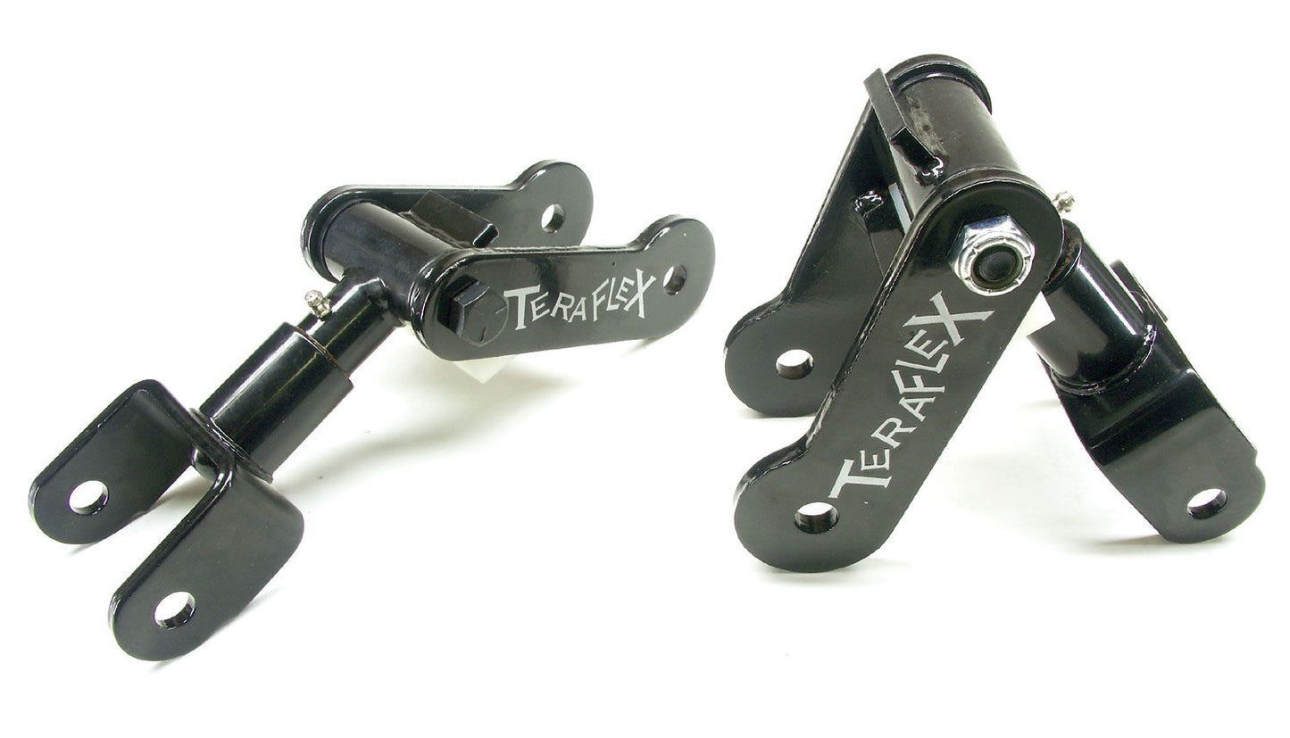 1976-86 CJ: Revolver Shackle Kit (Front) – 2” Spring – Pair