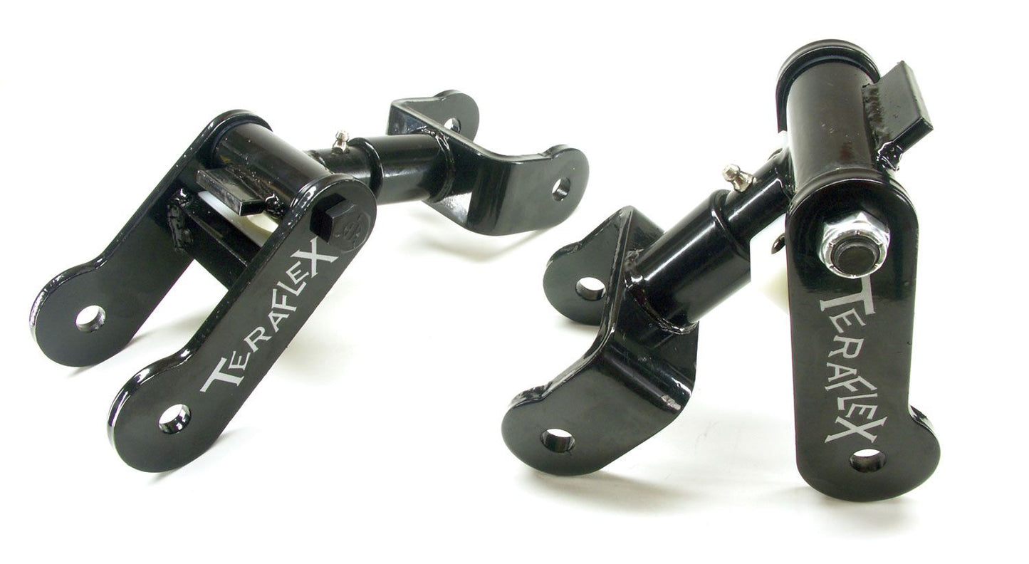 YJ & 1976-86 CJ: Revolver Shackle Kit (YJ Front & CJ Rear) – 2.5” Spring – Pair