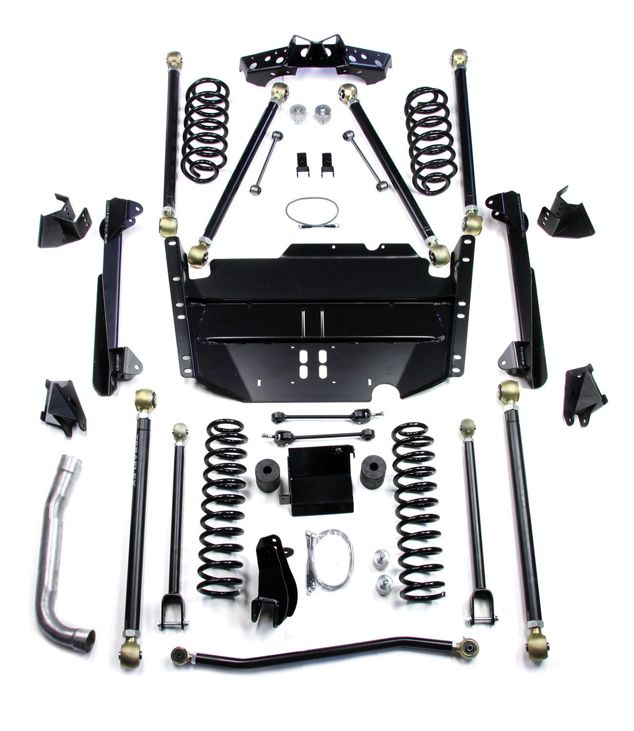 LJ LWB: 4” Pro LCG Long Arm Suspension System – No Shocks