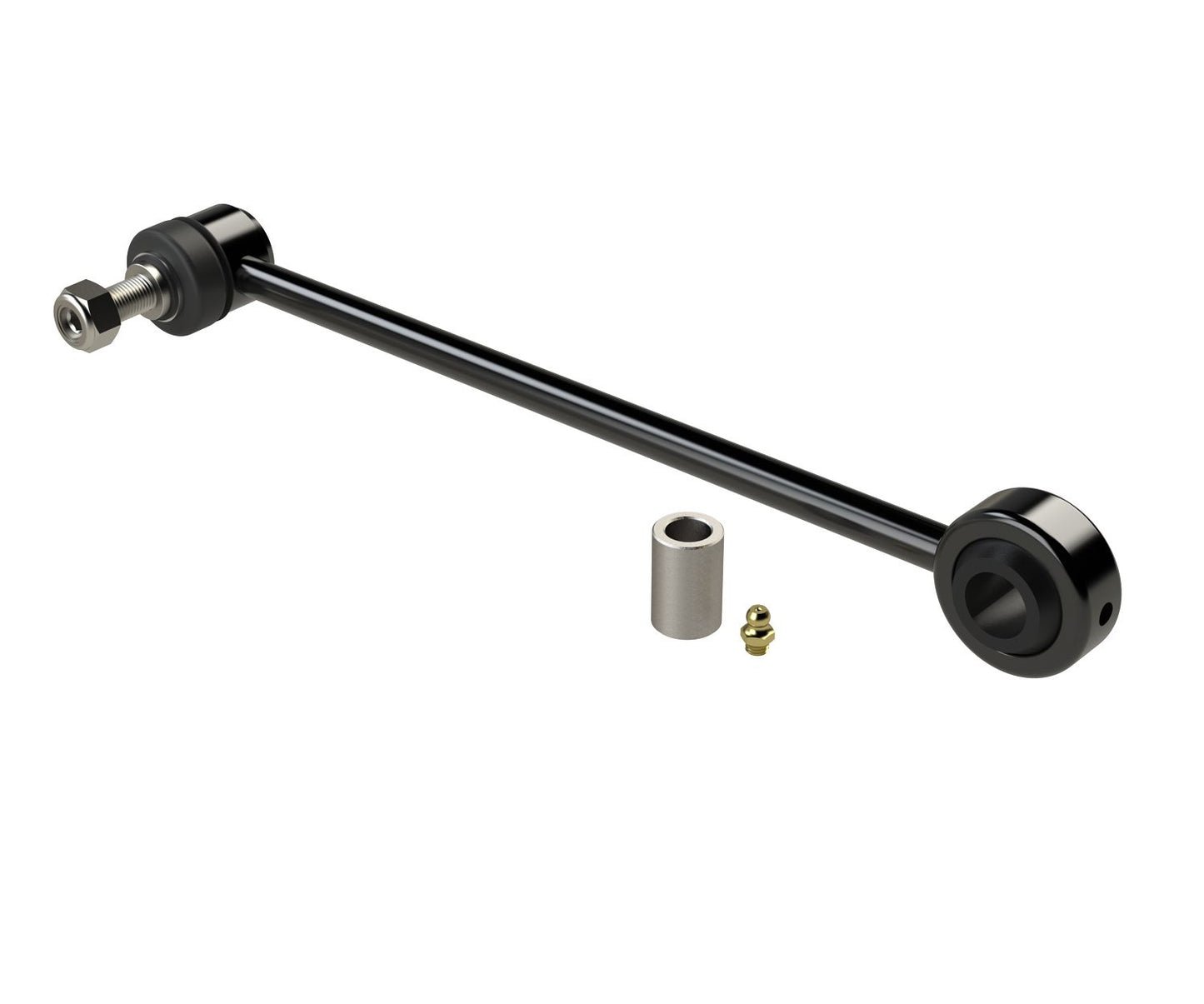 JL / JT / JK: 8.5” Sway Bar Link – Front (w/ Stud & Zerk) (0–4.5” / 0–2.5” Lift)