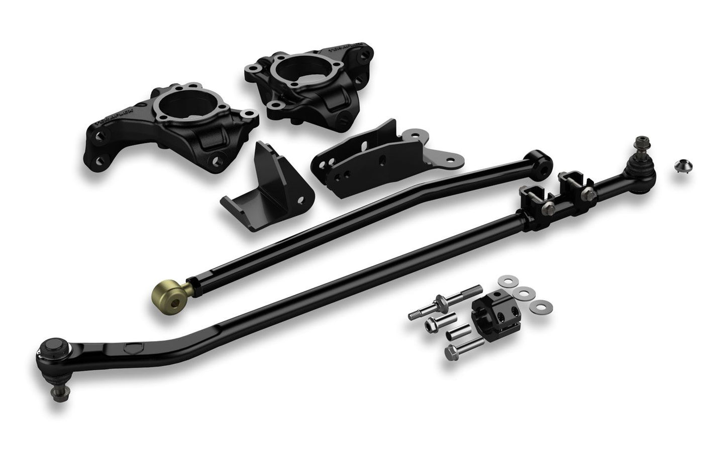 JK: Dana 30/44 High Steer System w/ HD Forged Drag Link Flip Kit (No Tie Rods)