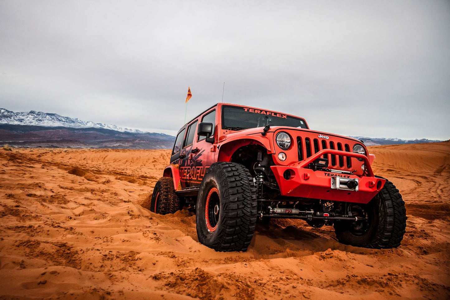 JK: RockGuard Epic Front Bumper w/ Hoop – Centered Drum Winch