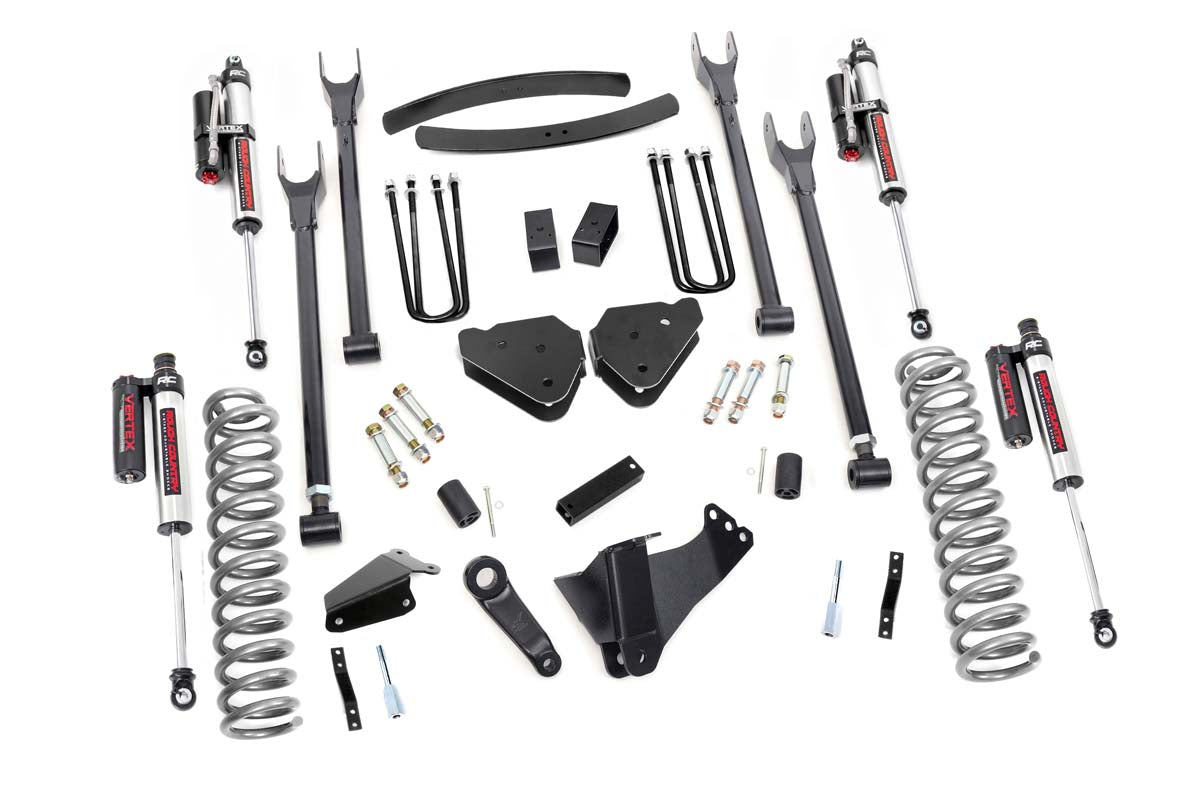 6 Inch Lift Kit | Gas | 4 Link | OVLD | Vertex | Ford Super Duty (05-07)