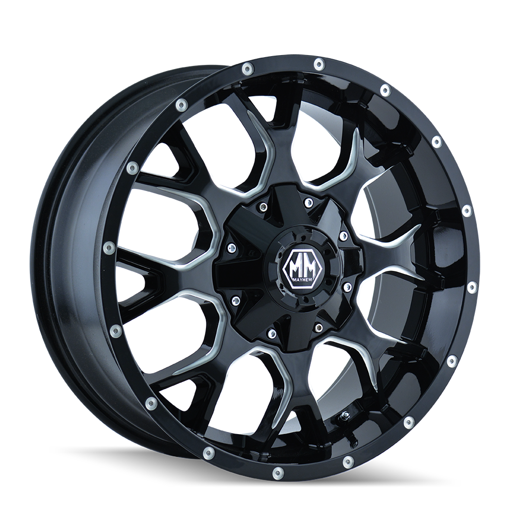 WARRIOR (8015) BLACK/MILLED SPOKES