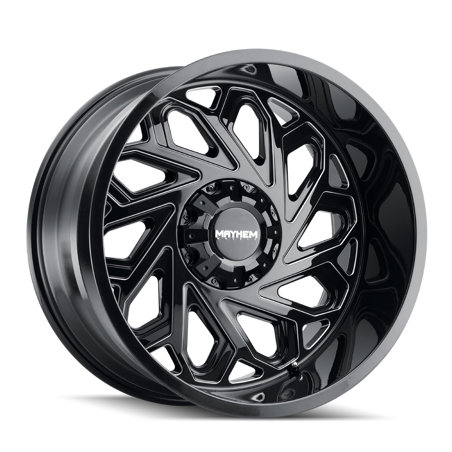 ESSEX (8112) GLOSS BLACK/MILLED SPOKES