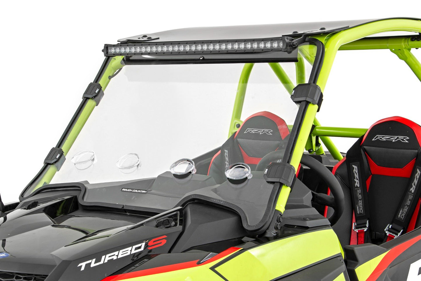 Vented Full Windshield | Scratch Resistant | Polaris RZR Turbo S (19-21)