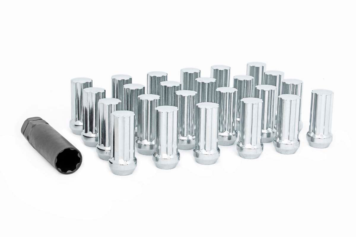 M12 x 1.5 Lug Nut Set of 24 | Chrome