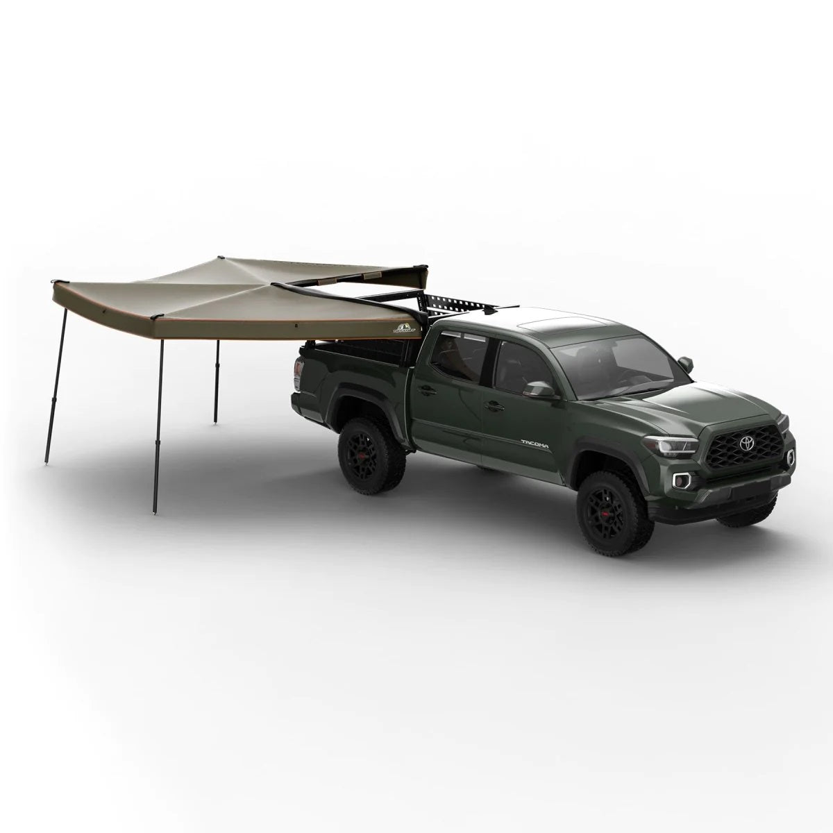 TUFF STUFF® OVERLAND AWNING, 270 DEGREE, COMPACT, PASSENGER SIDE, KIT WITH MOUNTING BRACKETS