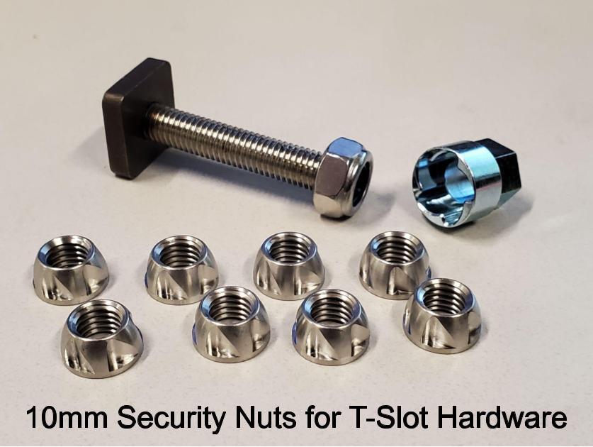 TUFF STUFF® OVERLAND SECURITY NUTS, 10MM