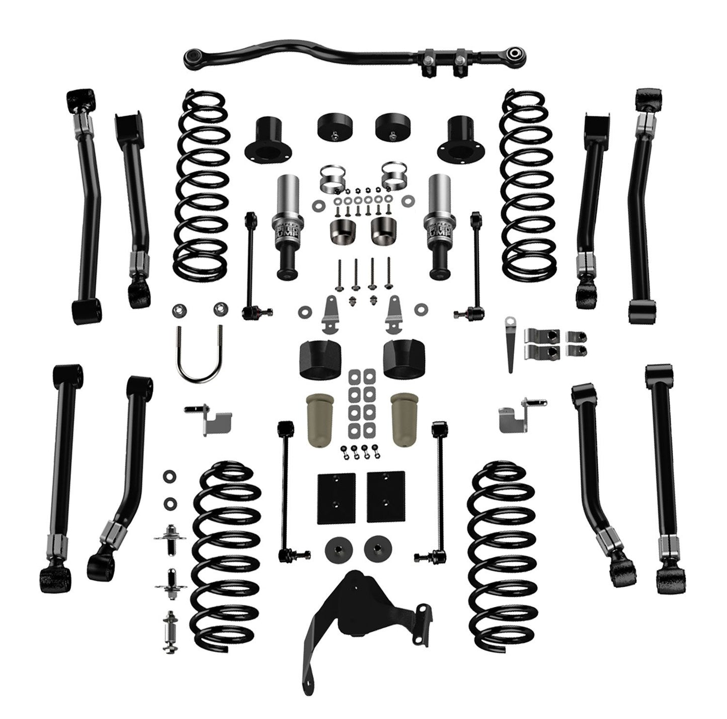 JK: 3” Alpine CT3 Outback Overland Short Arm Suspension System – No Shocks