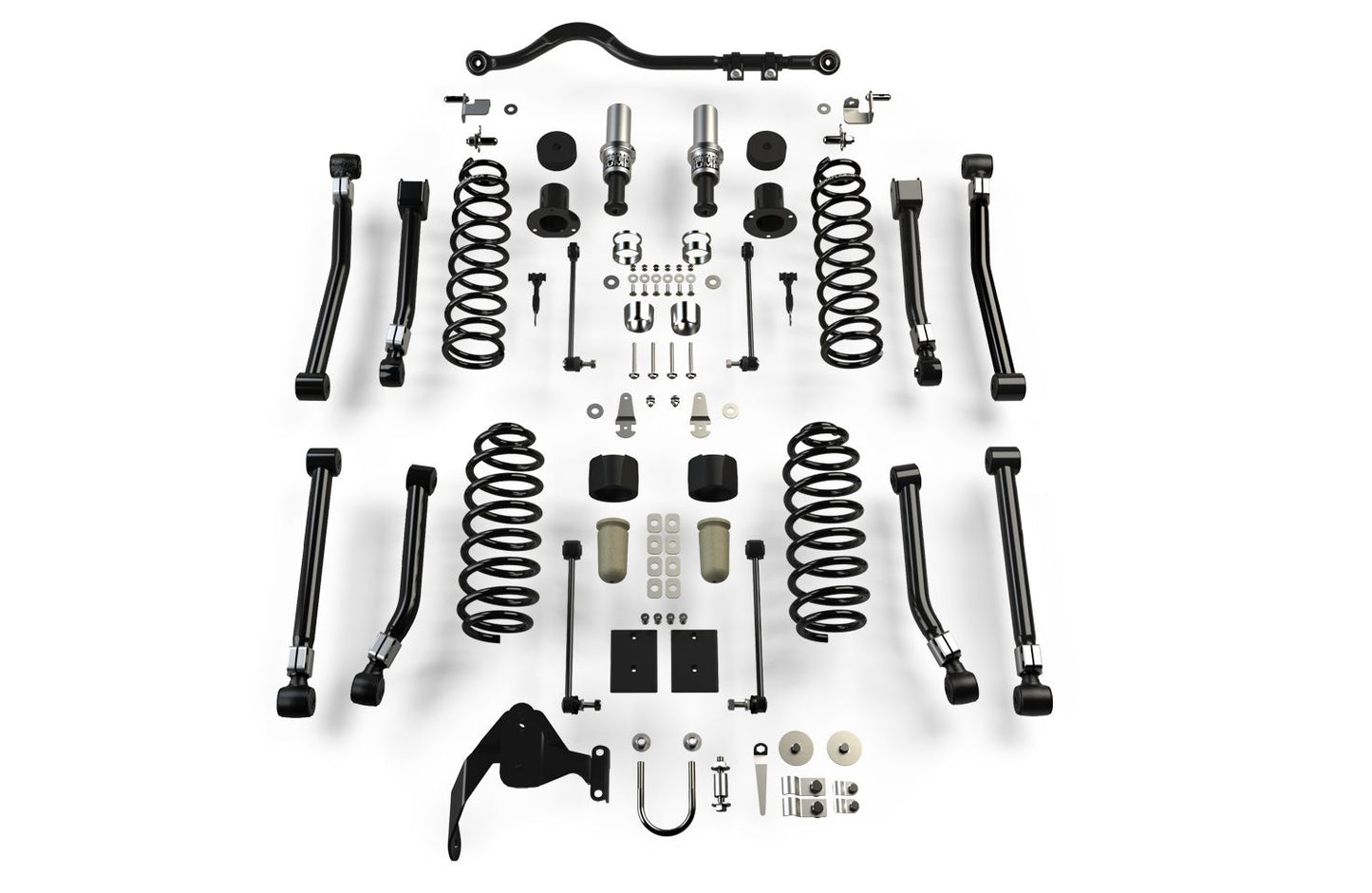 JK: 3” Alpine CT3 Outback Overland Short Arm Suspension System – No Shocks