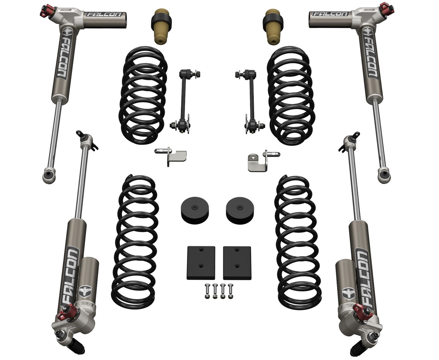 JK 2dr: 1.5” Sport ST1 Spring Lift System