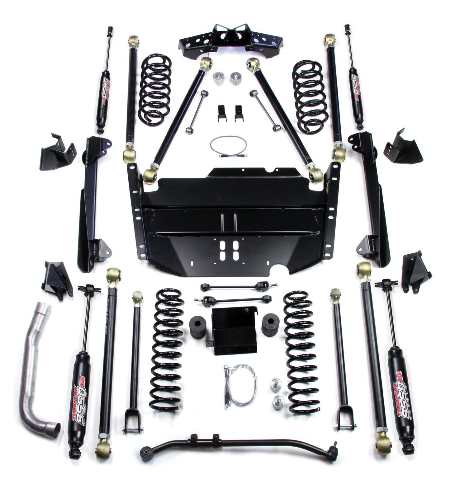 LJ LWB: 4” Pro LCG Long Arm Suspension System & 9550 VSS Twin-Tube Shocks
