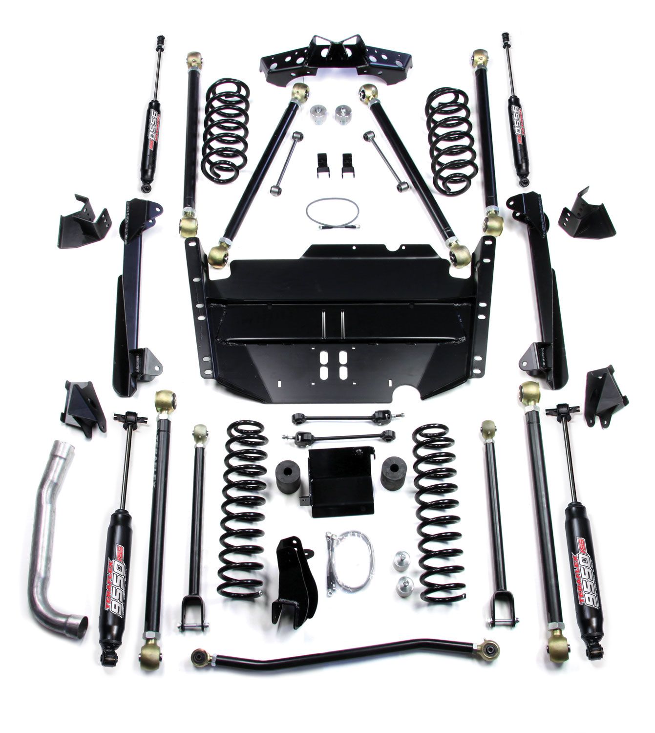 LJ LWB: 5” Pro LCG Long Arm Suspension System & 9550 VSS Twin-Tube Shocks