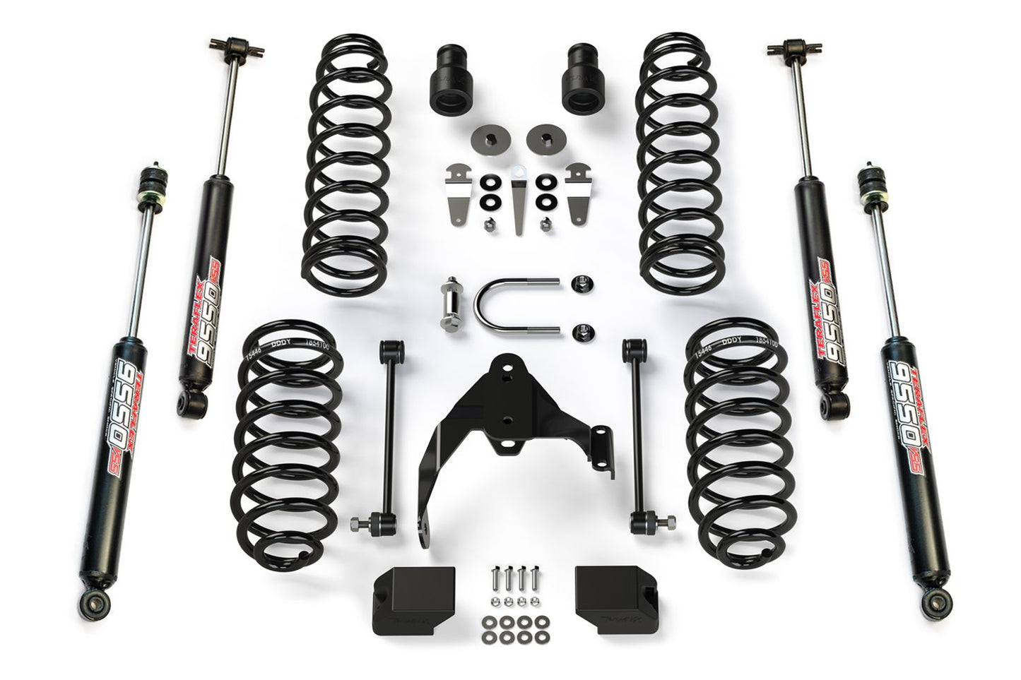 JK: 2.5” Coil Spring Base Lift Kit & 9550 VSS Twin-Tube