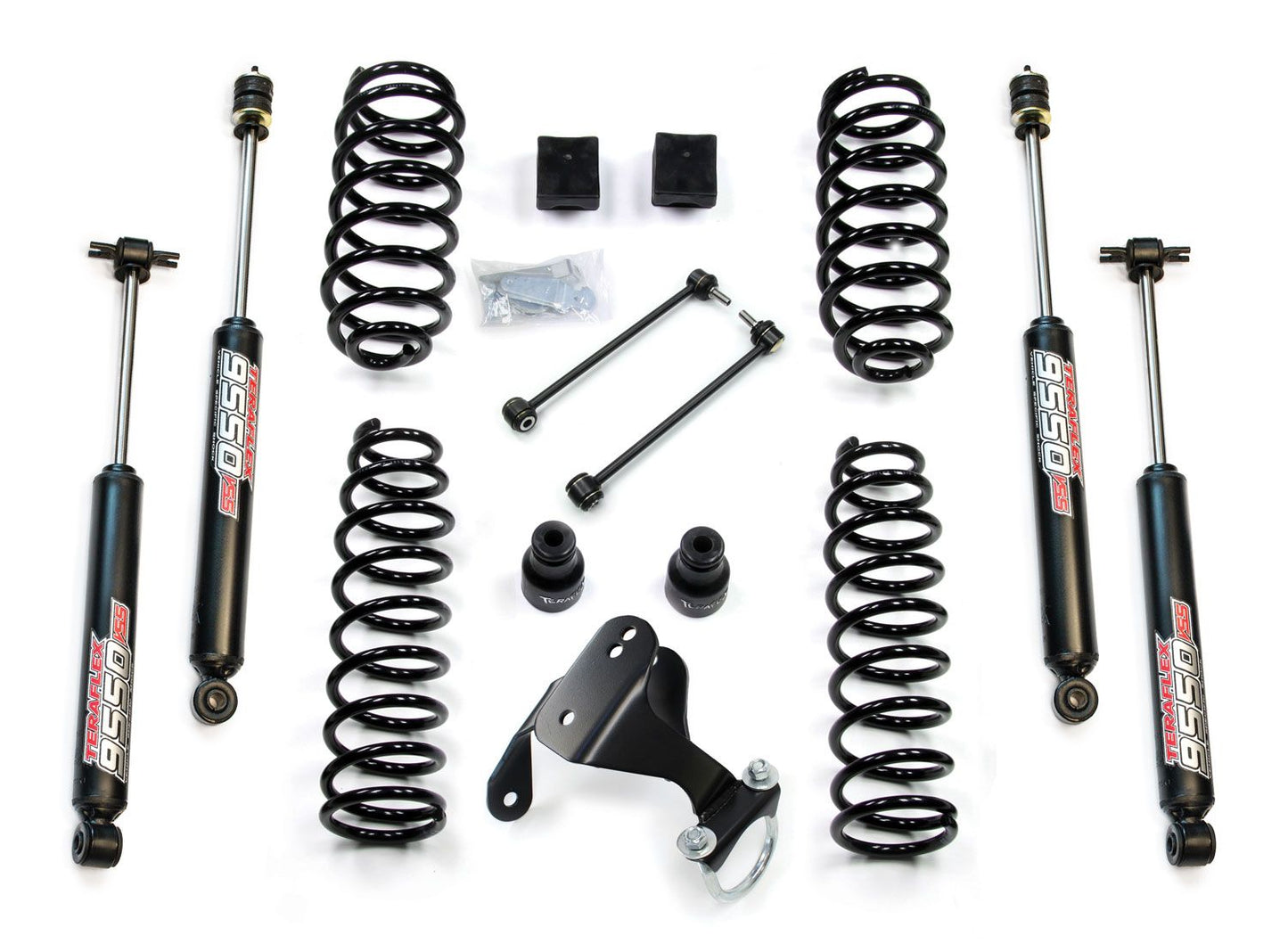JK: 2.5” Coil Spring Base Lift Kit & 9550 VSS Twin-Tube
