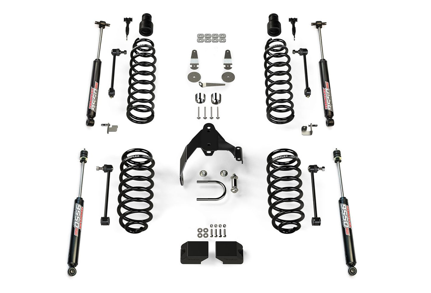 JK: 3” Coil Spring Base Lift Kit & 9550 VSS Twin-Tube