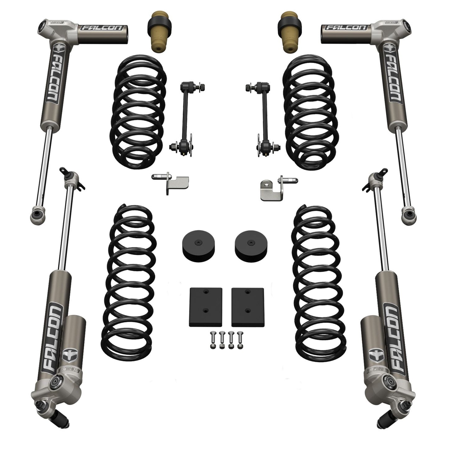 JK 4dr: 1.5” Sport ST1 Spring Lift System
