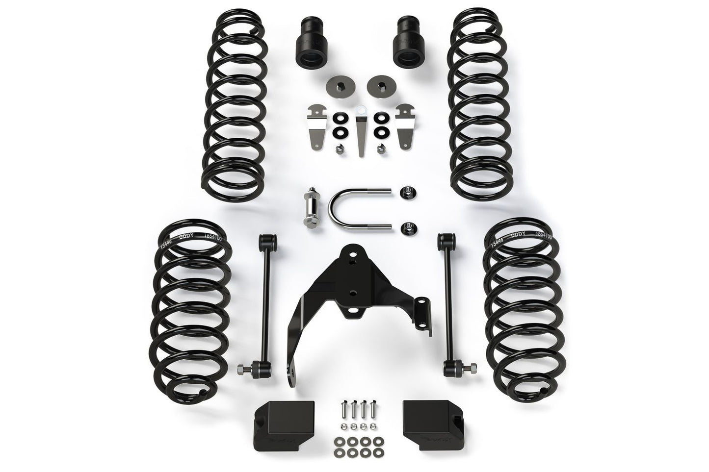 JK: 2.5” Coil Spring Base Lift Kit – No Shocks or Shock Extensions