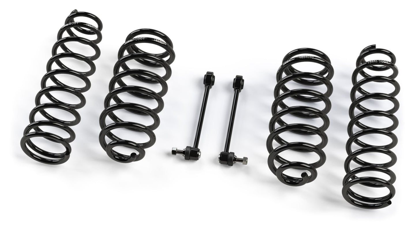 JK: 1.5” Coil Spring Lift Kit – No Shocks