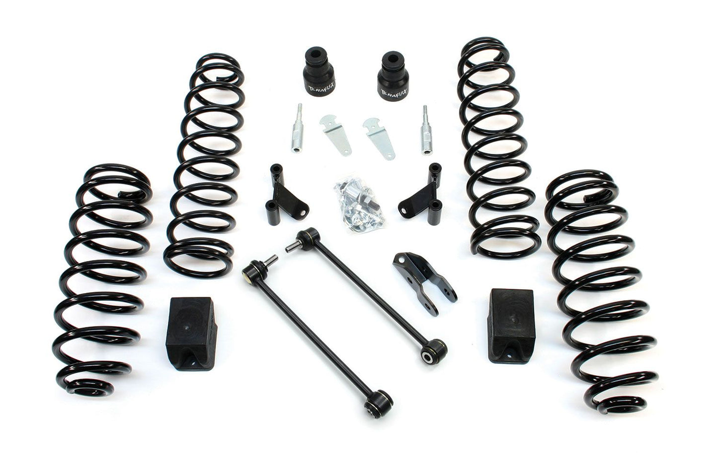 JK: 2.5” Coil Spring Base Lift Kit & Shock Extensions