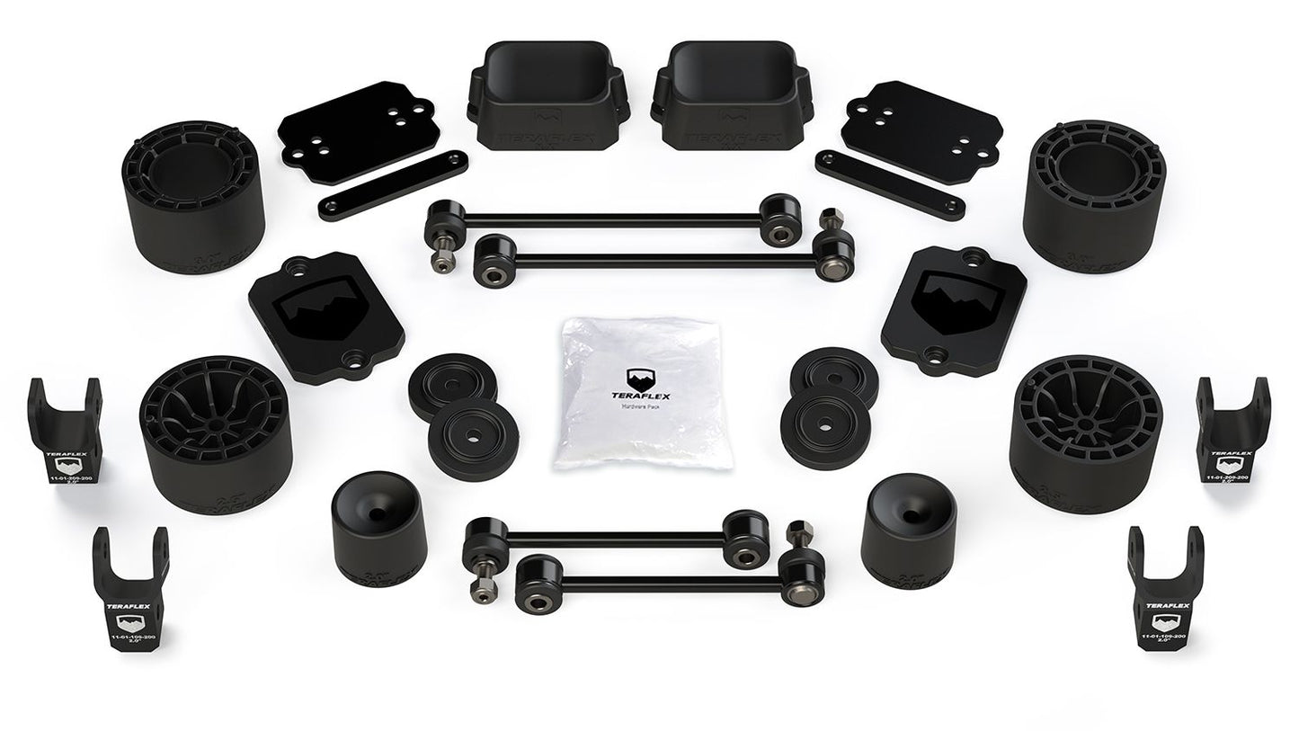 JL 4dr Sport/Sahara: 2.5” Performance Spacer Lift Kit