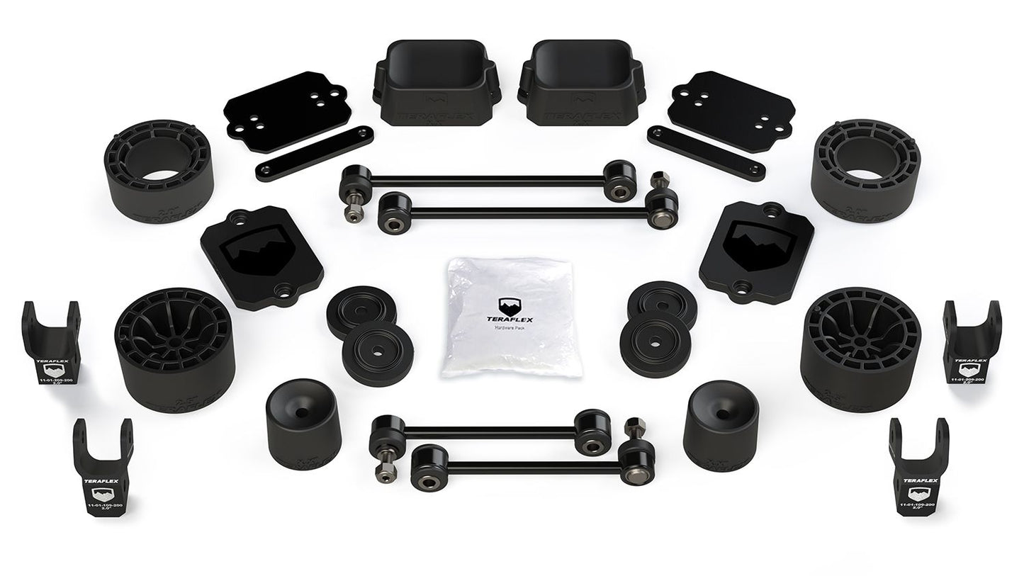 JL 2dr Sport/Sahara: 2.5” Performance Spacer Lift Kit