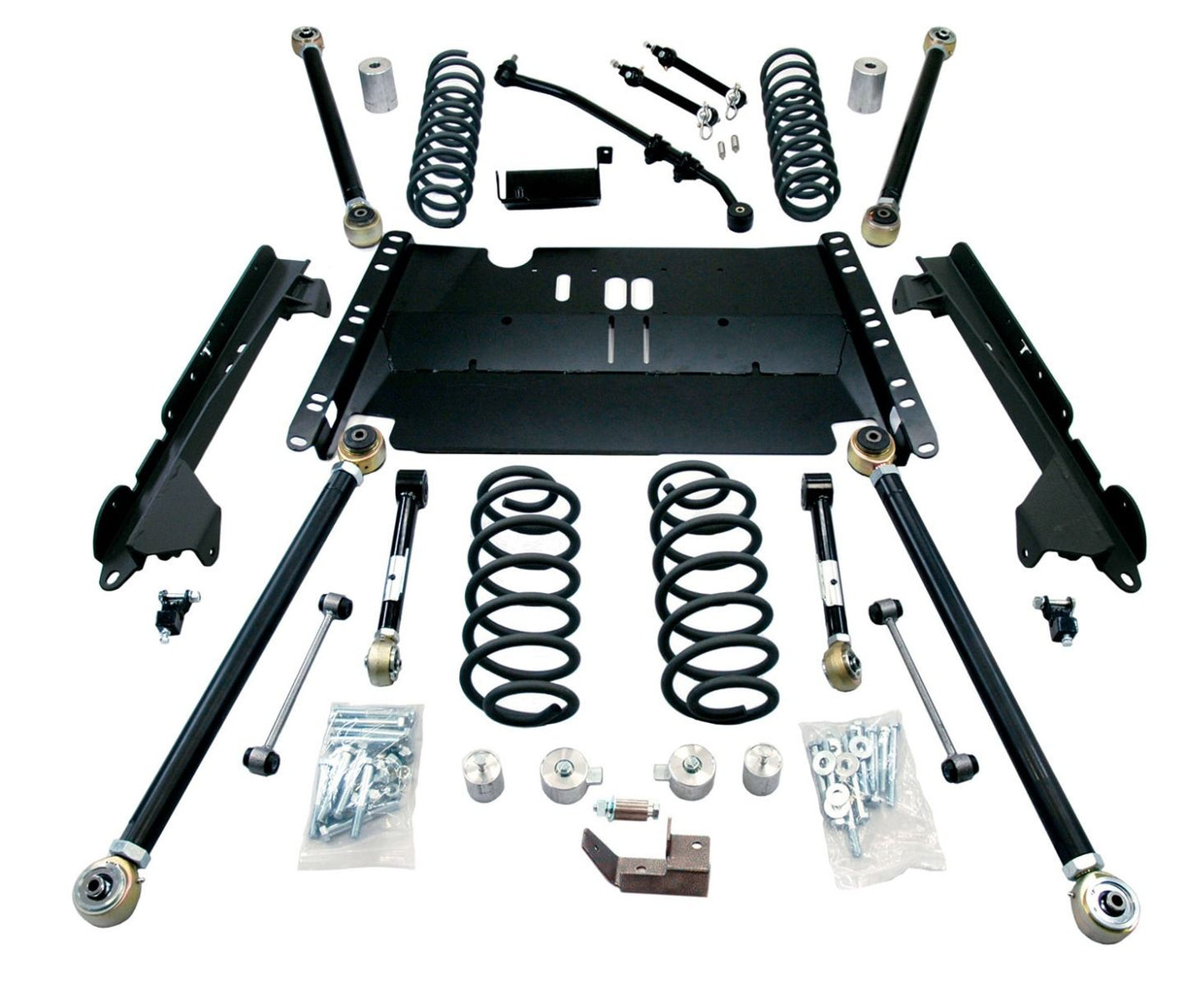 LJ LWB: 4” Enduro LCG Long Arm Suspension System – No Shocks