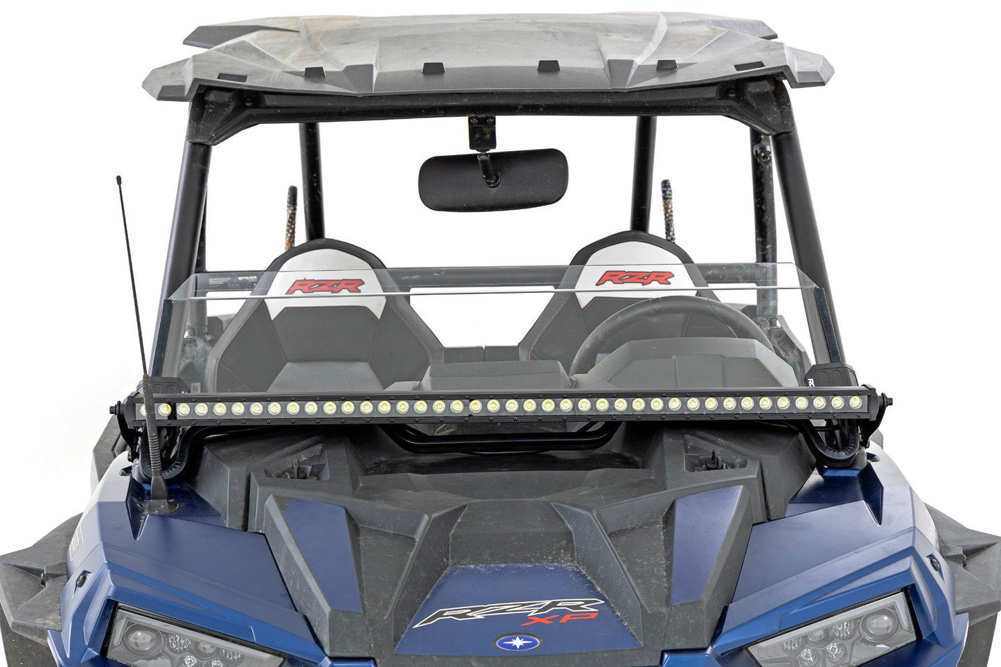 LED Light Kit | Front Mount | 40" Black Single Row | Polaris RZR XP 1000 (2014-2021)