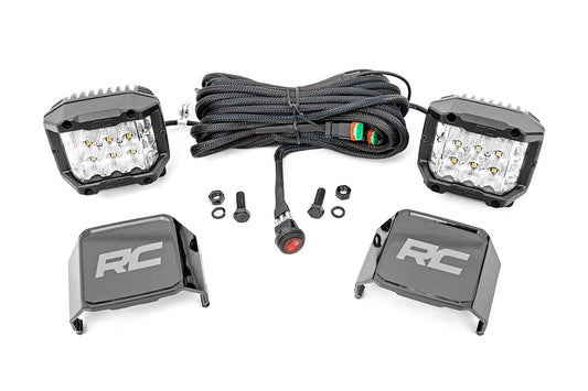 Chrome Series LED Light Pair | 3 Inch | Wide Angle Osram