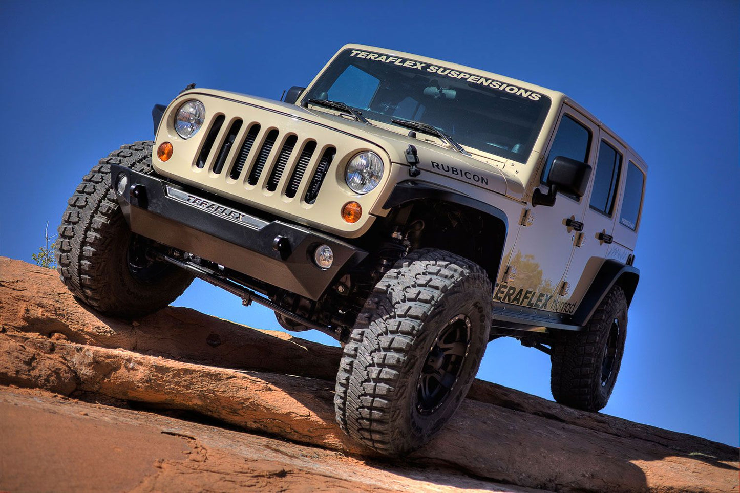 JK: RockGuard Epic Front Bumper – Centered Drum Winch
