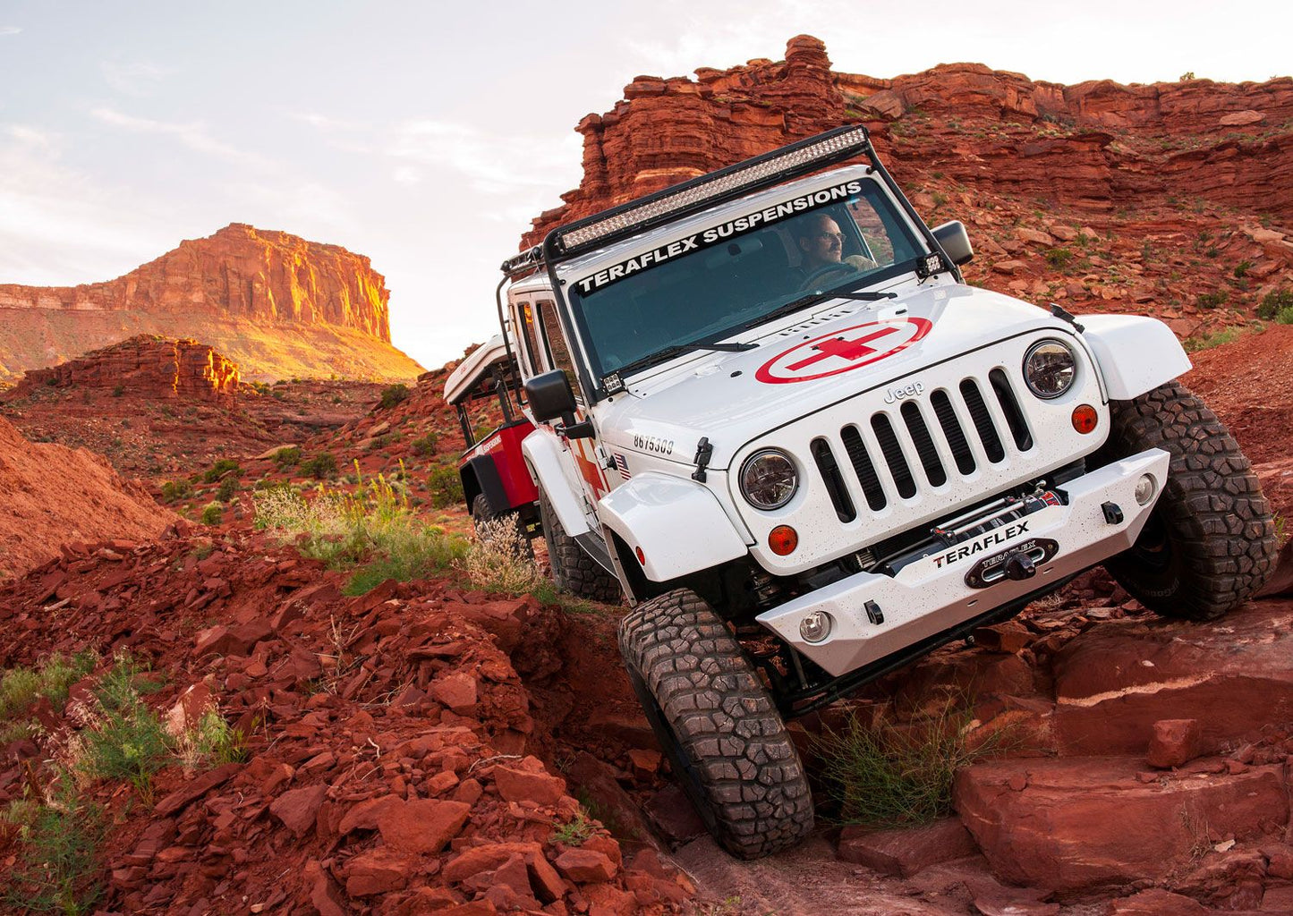 JK: RockGuard Epic Front Bumper – Centered Drum Winch