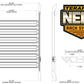 JK 4dr: Nebo Roof Rack Main Rail Kit