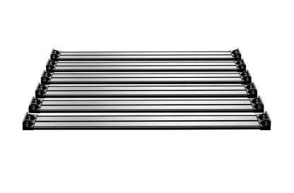 JK 4dr: Nebo Roof Rack Cargo Slat Kit – Silver