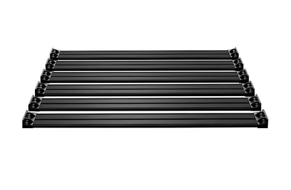 JK 4dr: Nebo Roof Rack Cargo Slat Kit Black