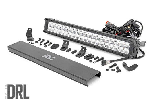 Chrome Series LED Light | 20 Inch | Dual Row | White DRL