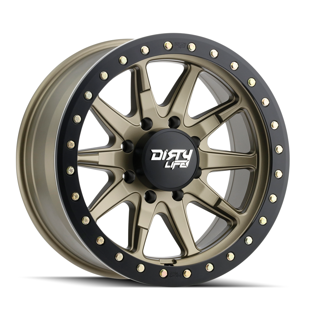 DT-2 (9304) SATIN GOLD W/SIMULATED BEADLOCK RING