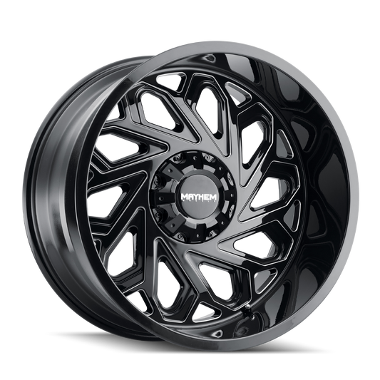 ESSEX (8112) GLOSS BLACK/MILLED SPOKES