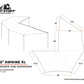 TUFF STUFF® OVERLAND AWNING, 270 DEGREE, XL, PASSENGER SIDE, AWNING ONLY